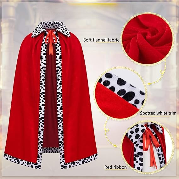 Set costum print/rege, Zola, 3 piese, pelerina, sceptrul si coroana, ideal pentru serbare,carnaval Set costum print/rege, Zola, 3 piese, pelerina, sceptrul si coroana, ideal pentru serbare,carnaval